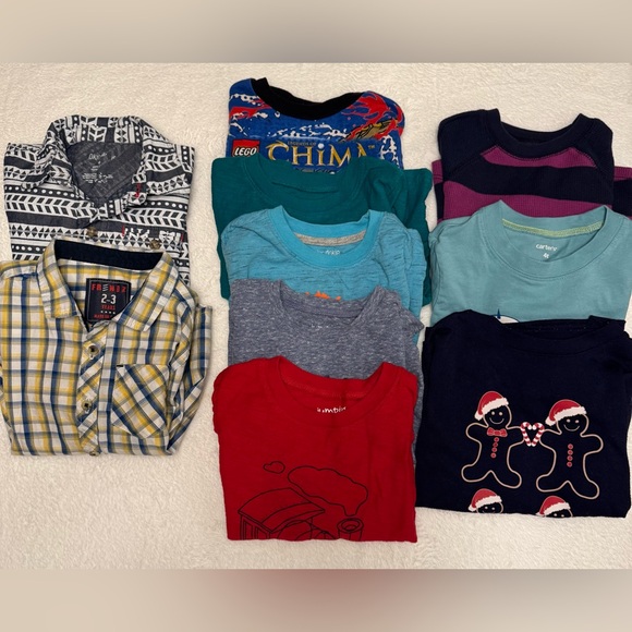 Other - Bundle Of 10 Pieces Boys Shirts Size 2-4 Years Old